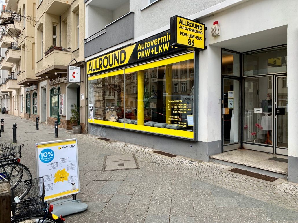 ALLROUND Autovermietung Station Charlottenburg